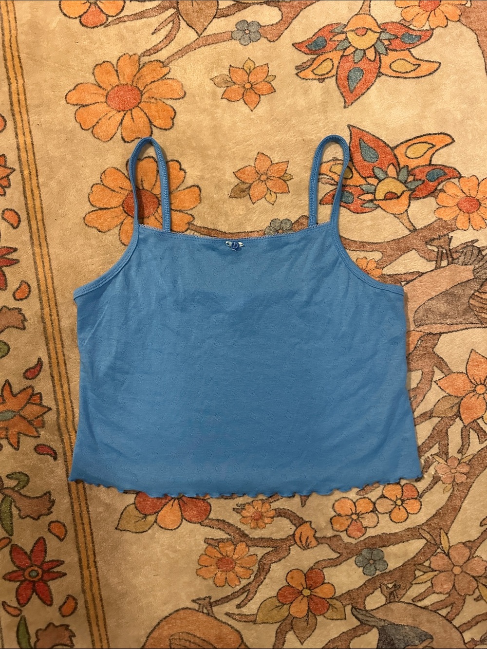 Colsie Light Blue Spaghetti Strap Crop Camisole